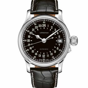 Herrenuhr, Longines LONGINES TWENTY-FOUR HOURS L2.751.4.53.4