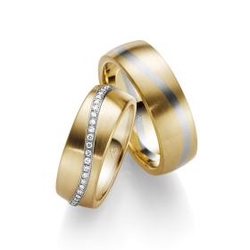 Weißgold, Ringe, August Gerstner Trauringe 28552/7.5-4/28552/7.5