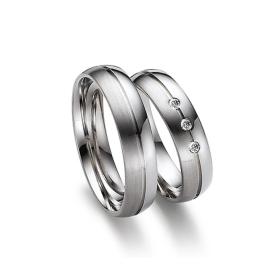 Ringe, August Gerstner Trauringe 27158/5-4/27158/5