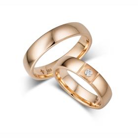 Roségold, Ringe, Giloy Trauringe Giloy40 TR‐1‐00040R‐1‐TR‐0‐00040R