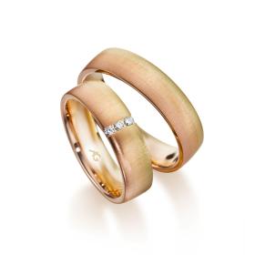 Rotgold, Ringe, August Gerstner Trauring Exclusiv-Kollektion 4/28684/5.5-28684/5.5