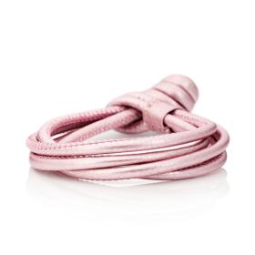 Leder, Armschmuck, Capolavoro Armband Kalbsleder AB0000108.ROSA-MET.22