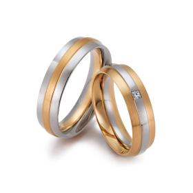 Ringe, August Gerstner Trauringe 28137/4.5-4/28136/6