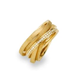 Gelbgold, Ringe, Schmuckwerk Saturn Ring SR755-GG