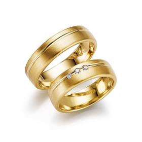 Ringe, August Gerstner Trauringe 27213/6-4/27213/6