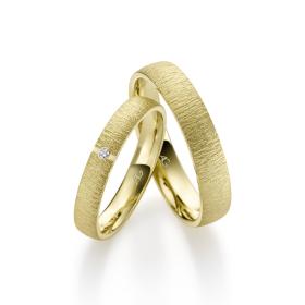 Gelbgold, Ringe, August Gerstner Trauring Exclusiv-Kollektion 4/28701/3,5-28701/4,5