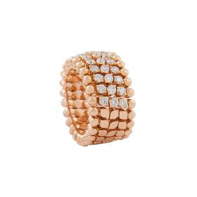 Roségold, Ringe, Serafino Consoli Serafino Ring Bracelet S.RB 5HM4 RG WD