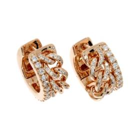 Roségold, Ohrringe, Labor Jewels Creolen Navona VE25749D