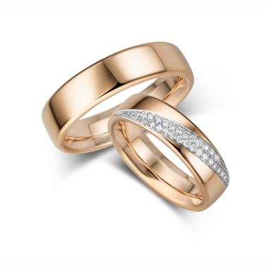 Ringe, Roségold, Giloy Trauringe Giloy33