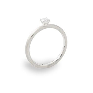 Ringe, Platin, Schmuckwerk Alpen Solitairering