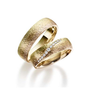 Ringe, Rotgold, August Gerstner Trauring Exclusiv-Kollektion