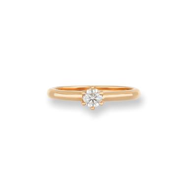 Ringe, Roségold, Juwelier Lenhardt Solitärring