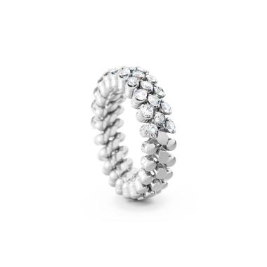 Ringe, Weißgold, Serafino Consoli Brevetto Multi-Size Ring