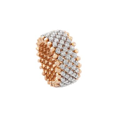 Ringe, Roségold, Serafino Consoli Brevetto Multi-Size Ring