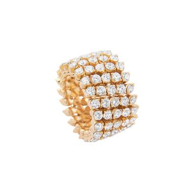 Ringe, Gelbgold, Serafino Consoli Brevetto Multi-Size Ring