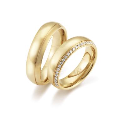 Ringe, Gold, August Gerstner Trauring