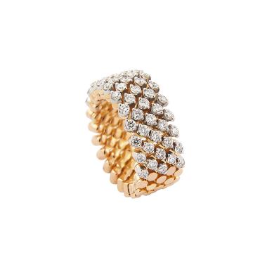 Ringe, Roségold, Serafino Consoli Brevetto Multi-Size Ring