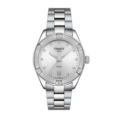 Damenuhr, Quarzwerk, Tissot PR 100 Sport Chic Lady