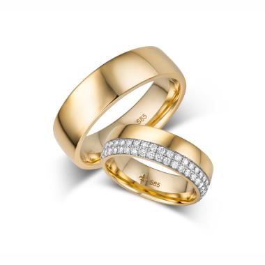 Ringe, Gelbgold, Giloy Trauringe Giloy6