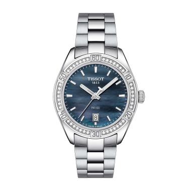 Damenuhr, Quarzwerk, Tissot PR 100 Lady Sport Chic